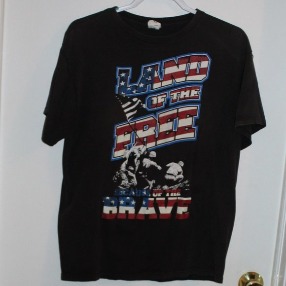 Delta Pro Weight Home of the Free T-shirt - Picture 1 of 2